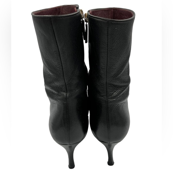 GUCCI Leather Ankle Boot Black 6 - Picture 11 of 17